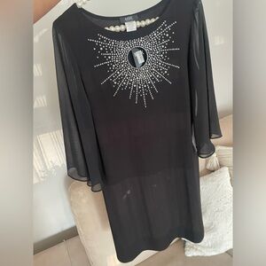 Macys little black dress / Medium petite size